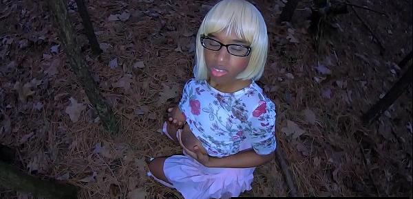  Playing With My Daughter In Law Natural Ebony Knockers After I Make Her Sneak Into The Forest, Cute Nerdy Msnovember Taboo Family Play With Step Dad On Sheisnovember